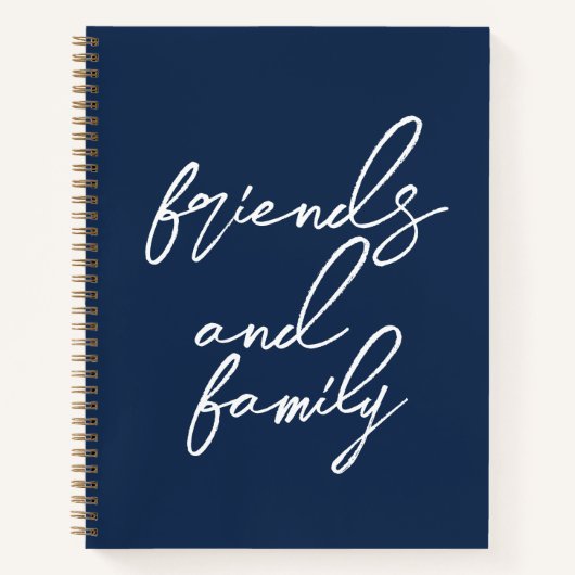 Modern Adresboek Breed geordend Notitieboek (Voorkant)