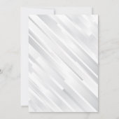 Modern Adult Blauwgroen 55e Verjaardagsuitnodiging Kaart (Achterkant)