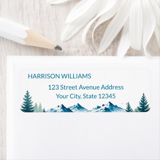 Modern Adventure Graduation Party Etiket (Insitu)