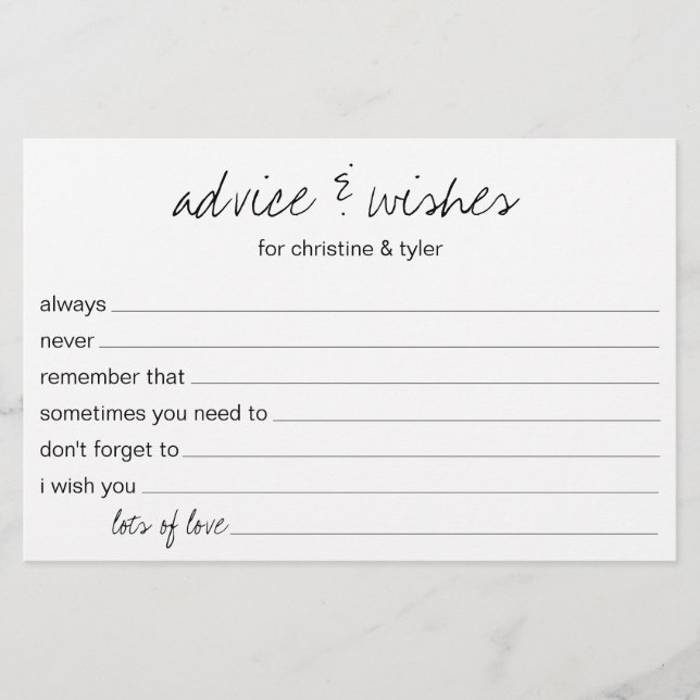 Modern Advies en Wensen Papiervel (Voorkant)