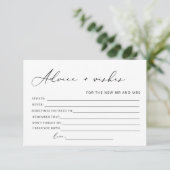 Modern advies en wensen Vrijgezellenfeest Game Kaa Informatiekaartje (Staand voorkant)