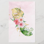 Modern advies over tropische Baby showers (Achterkant)