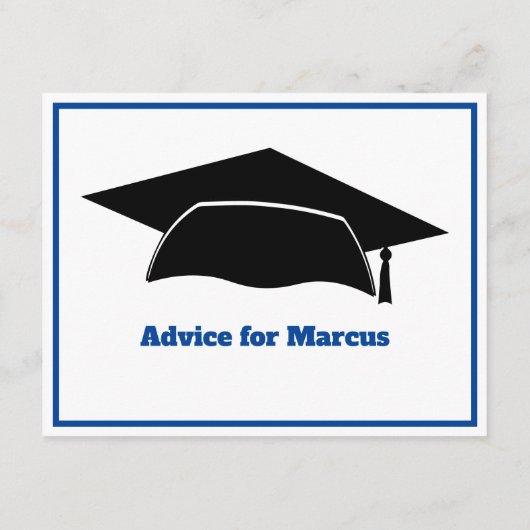 Modern advies wil partij blauw Afstuderen (Achterkant)