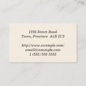 Modern Advocate Visitekaartje (Achterkant)