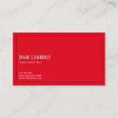 Modern Aesthetic Nurse, Doctor, Cosmetic Surgery B Visitekaartje (Achterkant)