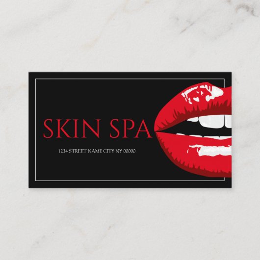 Modern Aesthetic Nurse, Doctor, Cosmetic Surgery B Visitekaartje (Voorkant)