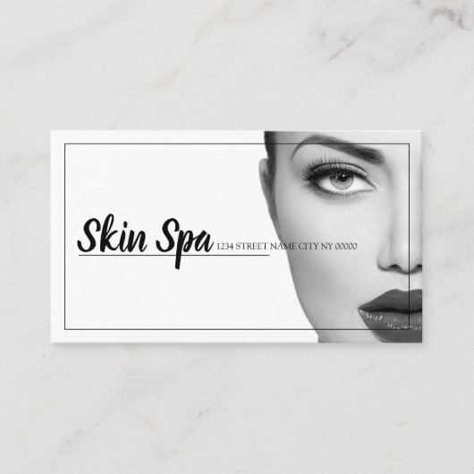 Modern Aesthetic Nurse, Doctor, Cosmetic Surgery B Visitekaartje (Voorkant)