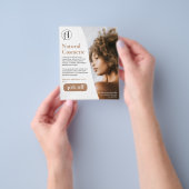 Modern Afbeelding Beauty Salon Flyer (Hand)