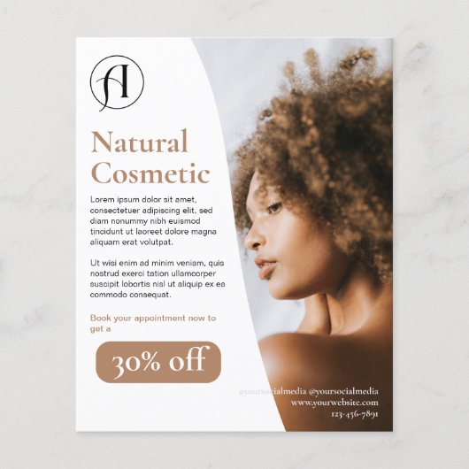 Modern Afbeelding Beauty Salon Flyer (Voorkant)