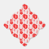 Modern afdrukpatroon Hawaiian Anthurium Bedankdoosjes (Uitgevouwen)