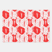 Modern afdrukpatroon Hawaiian Anthurium Inpakpapier Vel (Voorkant)