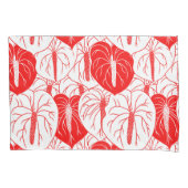 Modern afdrukpatroon Hawaiian Anthurium Kussensloop (Voorkant)