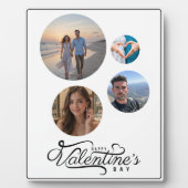 Modern afgerond Photo Collage Valentijn's Gift Fotoplaat (Voorkant)