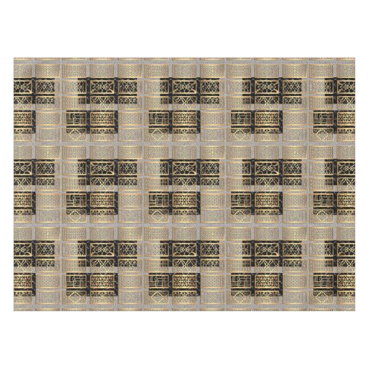 Modern Afrikaans Amerikaans abstract design Tafelkleed (Voorkant (Horizontaal))