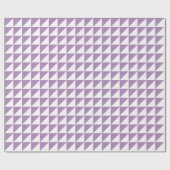 Modern Afrikaans Violet Triangles Wrapping Paper Cadeaupapier (Vlak)