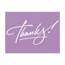 Modern Afrikaanse Violet bedankkaart