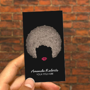 Modern Afro Style Beauty & Hair Stylist Visitekaartje