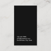 Modern Afro Style Beauty & Hair Stylist Visitekaartje (Achterkant)