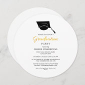 Modern Afstudeerder 2025 Eenvoudig afstuderen Kaart (Voorkant / Achterkant)