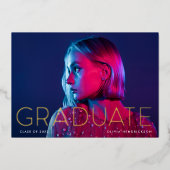 Modern Afstudeerder Aankondiging en Foto 2024 | FO (Voorkant)