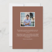 Modern Afstudeerder | Aankondiging foto-Afstuderen (Achterkant)