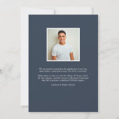 Modern Afstudeerder | Foto-Afstuderen Aankondiging (Achterkant)