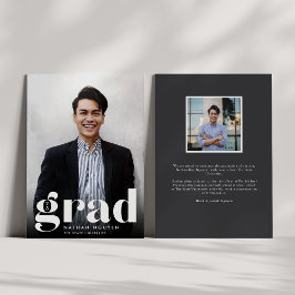 Modern Afstudeerder | Foto-Afstuderen Aankondiging