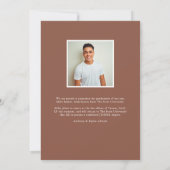 Modern Afstudeerder | Foto-Afstuderen Aankondiging (Achterkant)