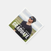 Modern Afstudeerder Foto op persoonlijke titel Afs Servetten (Hoek)