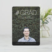 Modern Afstudeerder Kaart (Staand voorkant)