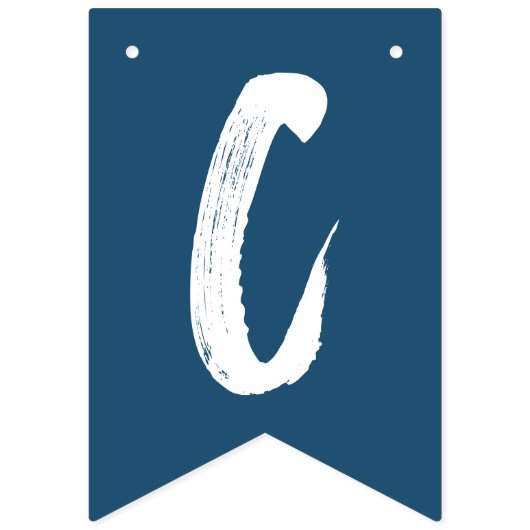 Modern Afstudeerder Navy Afstuderen Vlaggetjes (Tweede vlag)