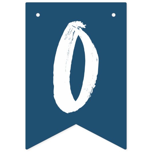 Modern Afstudeerder Navy Afstuderen Vlaggetjes (Derde vlag)