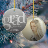 Modern AFSTUDEERDER Ombre Overlay Afstuderen Keramisch Ornament