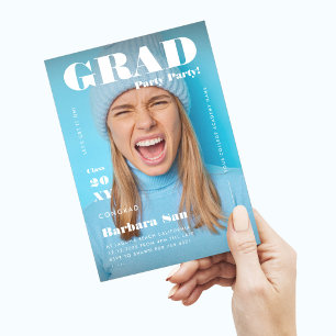 Modern Afstudeerder Party Magazine Afstuderen Afst Kaart