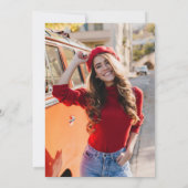 Modern Afstudeerder Photo Afstuderen 2025 Script Aankondiging (Achterkant)