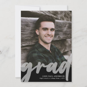 Modern AFSTUDEERDER Script High School 2 Foto Afst Aankondiging