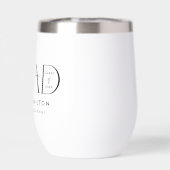 Modern Afstudeerder Typografie Afstuderen (Achterkant)