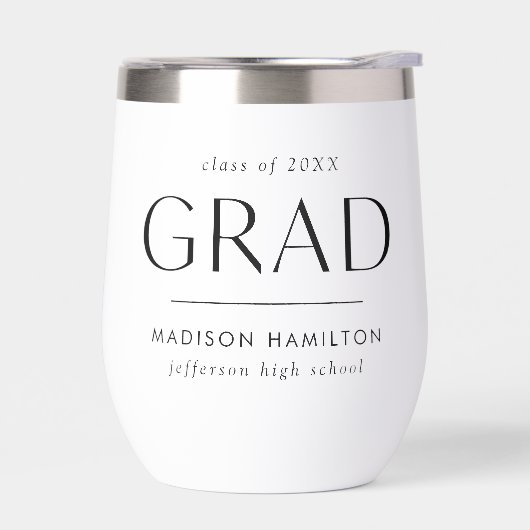 Modern Afstudeerder Zwart Afstuderen (Links)