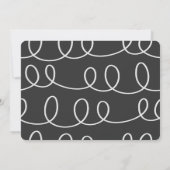 modern afstudeerfoto script kleurrijk aankondiging (Achterkant)