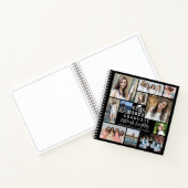 Modern Afstuderen 11 Foto Collage Guestbook Notitieboek (Binnen)