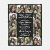 Modern Afstuderen 14 Foto Inspirerend Afstuderen Fleece Deken (Voorkant)