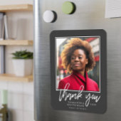 Modern Afstuderen 2022 Foto donkergrijs Hartelijk  Magneet