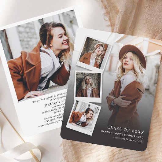 Modern Afstuderen 2025 Afstudeerder Foto's Aankond