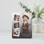 Modern Afstuderen 2025 Afstudeerder Foto's Aankond (Staand voorkant)