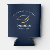 Modern Afstuderen 2025 Afstudeerder Party Blikjeskoeler (Voorkant)