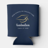 Modern Afstuderen 2025 Afstudeerder Party Blikjeskoeler (Achterkant)