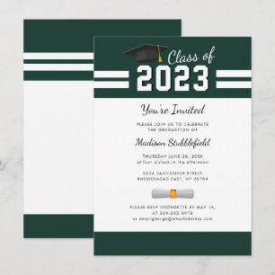 Modern Afstuderen 2025 Afstudeerder Party Kaart