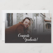 Modern Afstuderen 2025 Foto Afstudeerder Party (Achterkant)