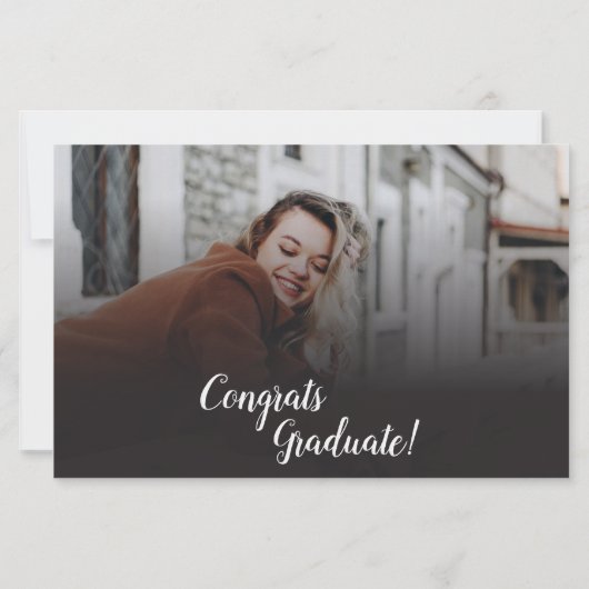 Modern Afstuderen 2025 Foto Afstudeerder Party (Achterkant)