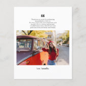 Modern Afstuderen 2025 foto Dank u kaart (Achterkant)